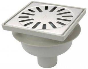 Aquaberg Doucheput ABS Vloerput RVS Rooster Onderuitlaat 50 mm 150x150 mm PPC Reukafsluiter - Foto 2