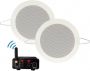 Aquasound Bluetooth Audio bluetooth audiosysteem (50 watt bt4.0 auto-aux) twist speakerset (wit) 230v 12v BMN50EASY-TW - Thumbnail 2