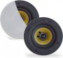 Aquasound Rumba speakerset 45w (0 5" tweeter) wit rond 120 mm diepte 55 mm randloos ipx4 SPKRUMBA-W - Thumbnail 2