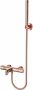 Boss & Wessing Bad Douchekraan BWS Colorato Opbouw Thermostatisch Geborsteld Koper - Thumbnail 2