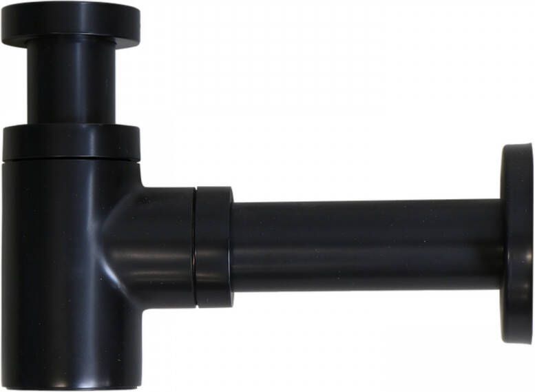 Boss & Wessing Designbekersifon BWS Salt Laag Model Mat Zwart