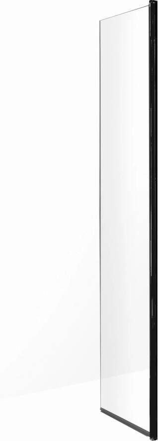 Boss & Wessing BWS Draaibare Douchewand 30x200 cm 8mm NANO Glas Mat Zwart