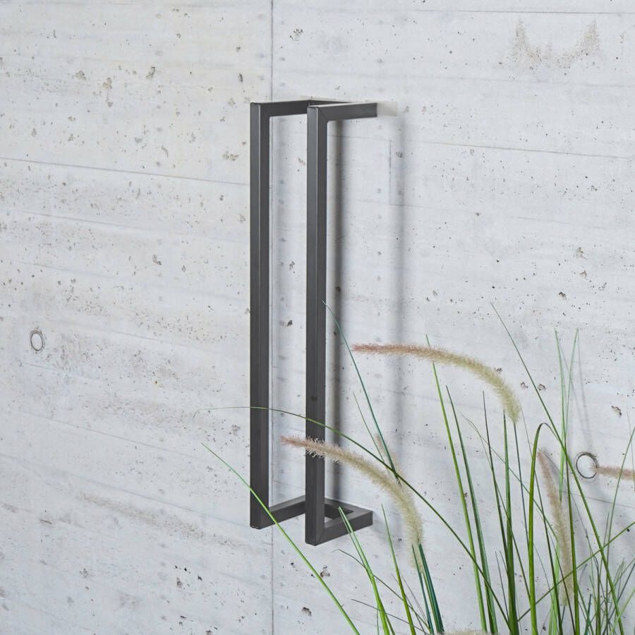 Aquasplash Gastenhanddoekrek BWS Industrieel 60x12.5x12.5 cm Gunmetal