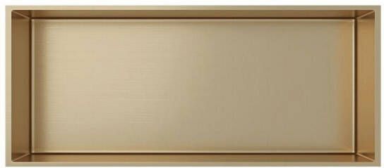 Aquasplash Inbouwnis Colorato 30x60x10 cm Geborsteld Goud