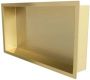 Boss & Wessing Inbouwnis BWS Incorporado 30x60x7 cm Geborsteld Messing Goud - Thumbnail 2