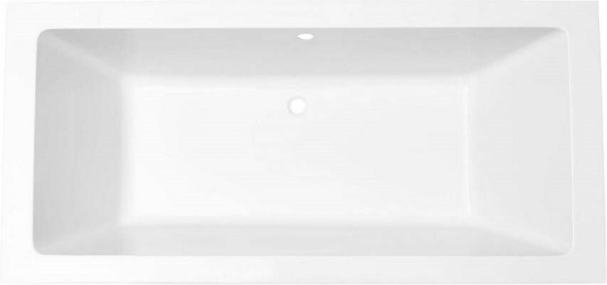 Boss & Wessing Ligbad Inbouw BWS Saturnus 180x80x50 cm Acryl Mat Wit