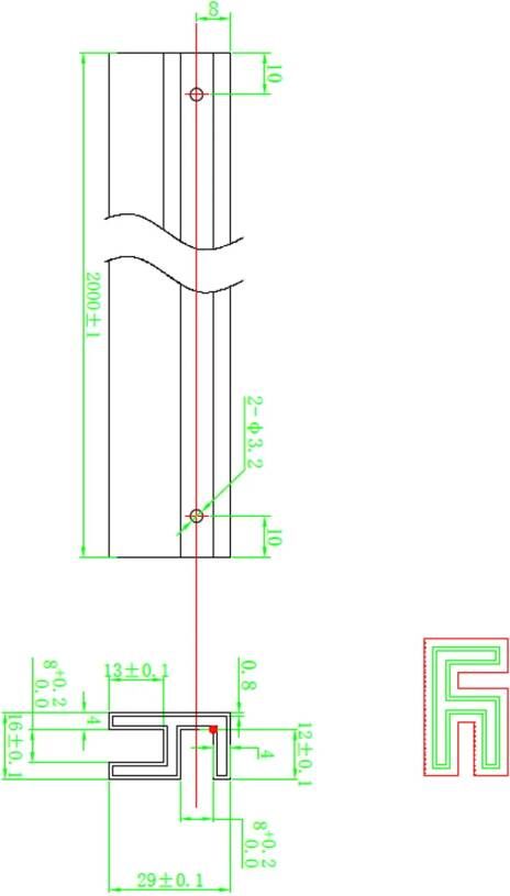 Boss & Wessing BWS Pro Line Hoekprofiel voor Zijwand 8 mm Glas 200 cm RVS