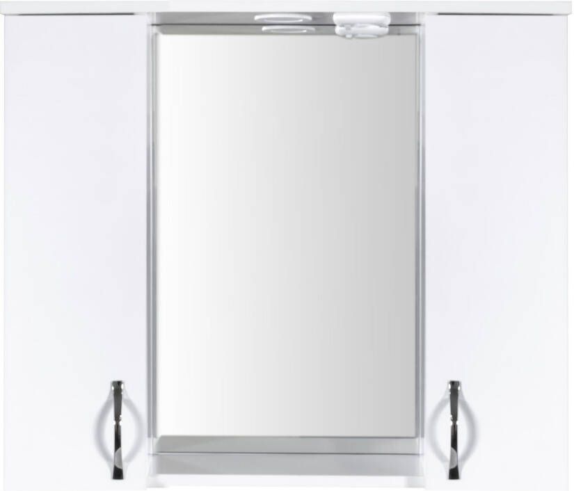 Boss & Wessing Spiegelkast BWS Aleco 80 cm incl. Verlichting Wit
