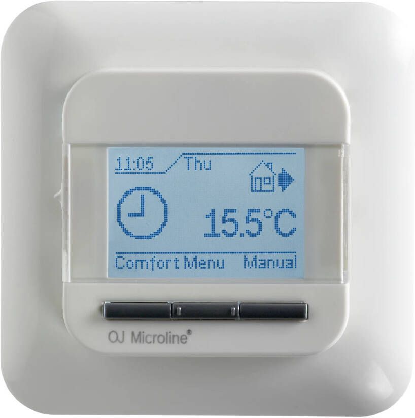 Boss & Wessing Thermostaat BWS Atlas voor Infraroodpaneel Solo Bedraad Wit