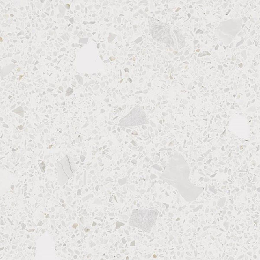 Arcana Vloer- en wandtegel Stracciatella Miscela Nacar 60x60 cm Mat Wit