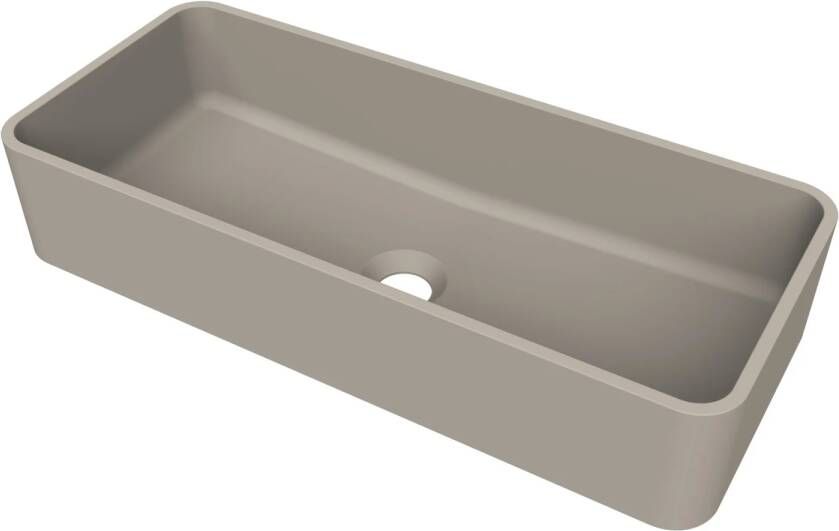 Arcqua Case waskom rechthoek 60x26cm mat klei WAS859511