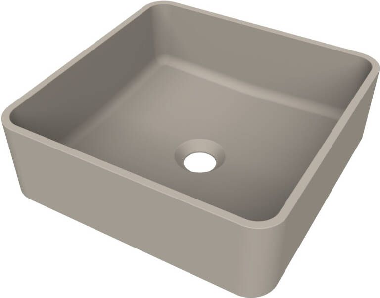 Arcqua Case waskom vierkant 37x37cm mat klei WAS856653