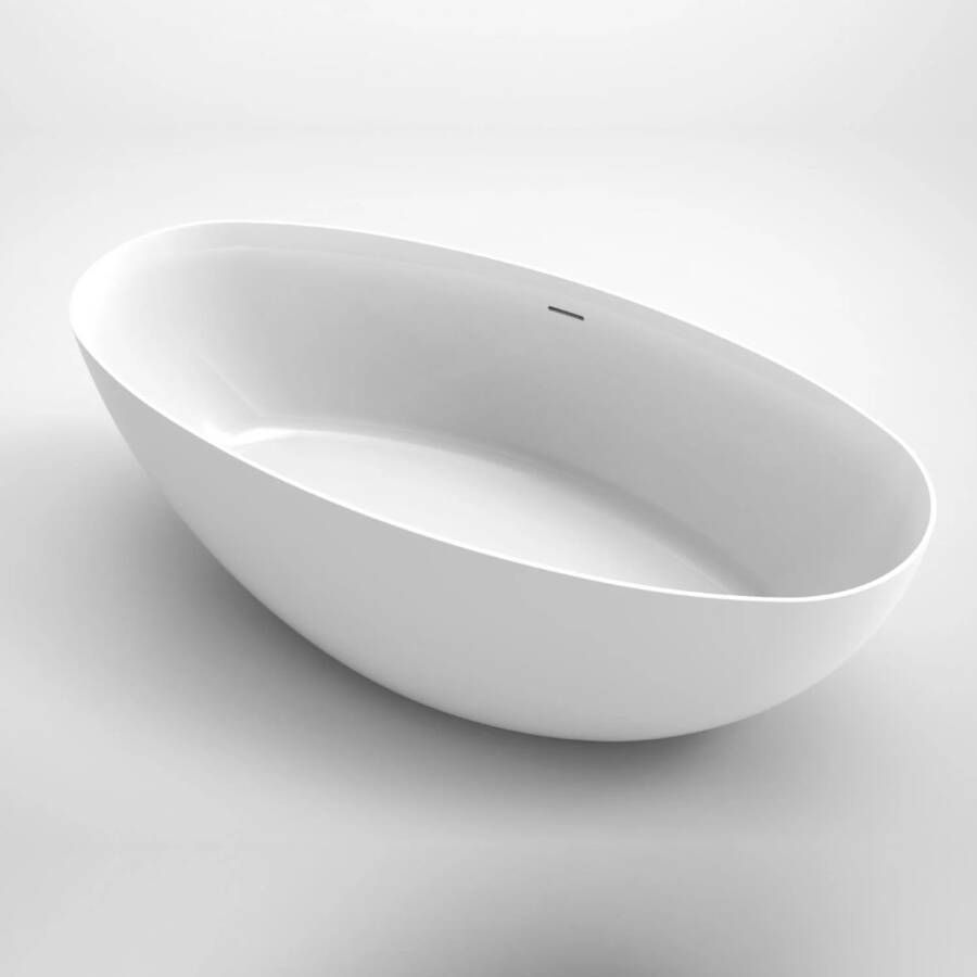 Arcqua Ica vrijstaand ligbad 170x80cm glans wit BAD101240 - Foto 2