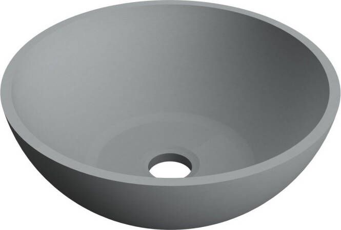 Arcqua Prince waskom 38cm cast marble mat beton WAS245924