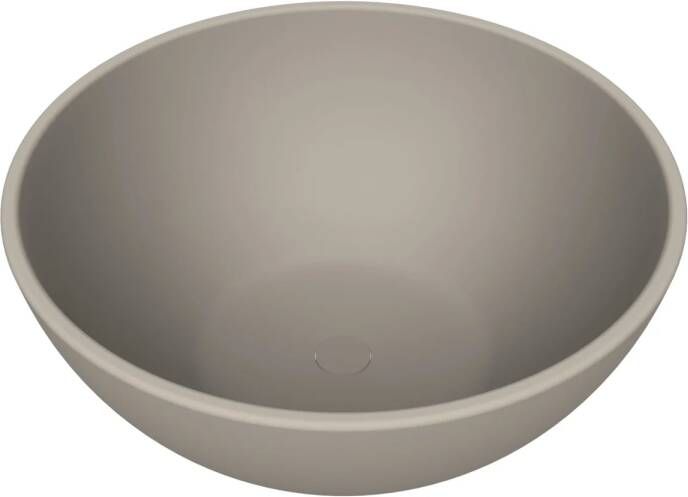 Arcqua Prince waskom opbouw rond 38cm mat klei WAS855535