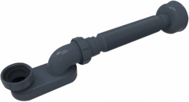 Best Design Prome flexibele bad afvoer sifon 1 2 x 915mm Grijs