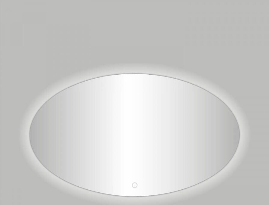 Best Design Divo spiegel ovaal 80x60cm inclusief LED verlichting met touchscreen schakelaar 4010190