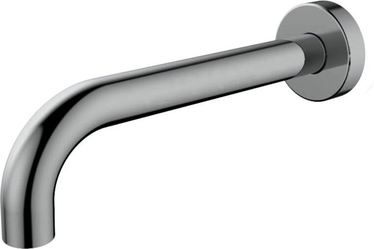 Best Design Best-Design Chrome 90 Muuruitloop Met Rozet 1 2"x 21 cm Chroom