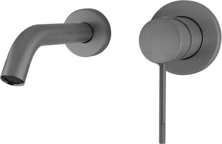 Best Design Exclusive Moya Decorata inbouw wandmengkraan uitloop=20cm Gunmetal 4010580 - Foto 3