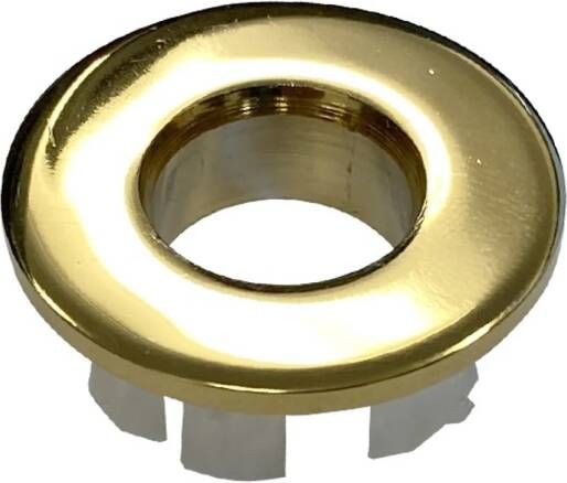 Best Design Best-Design "Nancy" Glans-Goud Inzet Overloop Ring (open) Tbv.Wastafel Kom - Foto 2