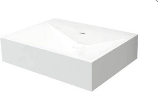 Best Design Best-Design "Oasis" Wastafel "Just-Solid" 60x45x14 5 cm Mat Wit
