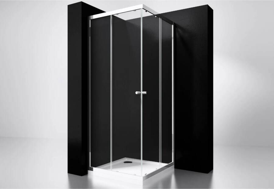 Best Design Best-Design "Project" Douche Hoekinstap 100x100x190 cm Glas 5 mm Aluminium Profiel - Foto 2