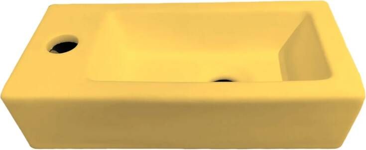 Best Design Fontein Morrano 37x18x9 cm Links Mat Geel