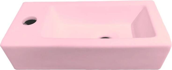 Best Design Fontein Morrano 37x18x9 cm Links Mat Roze