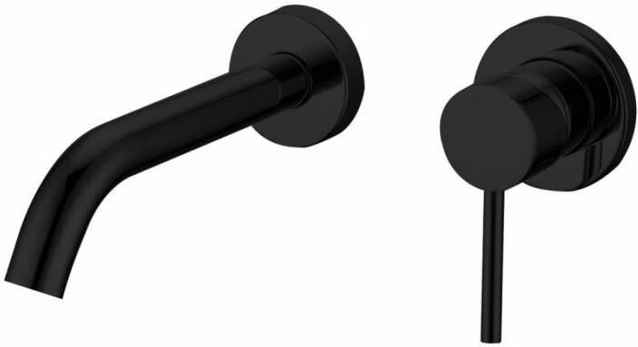 Best Design Wastafelkraan Inbouw | Lara | Incl.Inbouwdeel | Messing | Mat Zwart