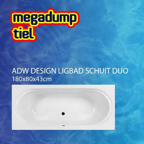 Best Design Ligbad Schuit Duo 180X80X43 cm