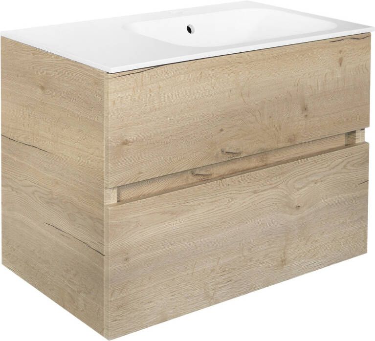 Best Design Splash Greeploze onderkast 80cm 2 laden zonder wastafel Halifax 4014510