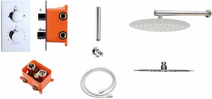 Best Design Regendoucheset Verona M200 Inbouw Met Inbouwbox Chroom - Foto 2