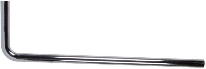 Best Design Vloerbuis 80x20x3.2 cm Chroom OP=OP