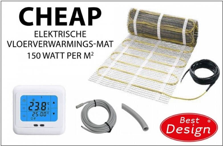 Best Design Vloerverwarming Cheap Elektrische Vloerverwarmingsmat 8m2