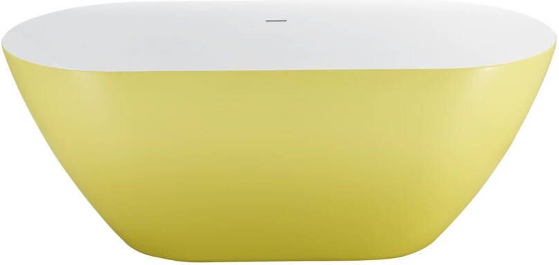 Best Design Friday vrijstaand bad 178x78x60cm acryl geel wit glans 4013610