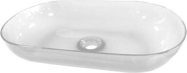 Douche Concurrent Waskom Opbouw Best Design Ovaal 54x34x12cm Transparant Clear - Foto 2