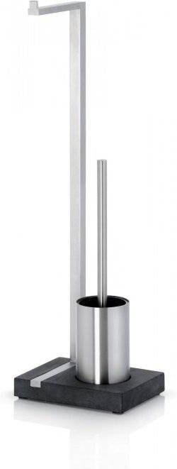Blomus Toiletrolhouder En Borstel Menoto Design Mat RVS - Foto 2