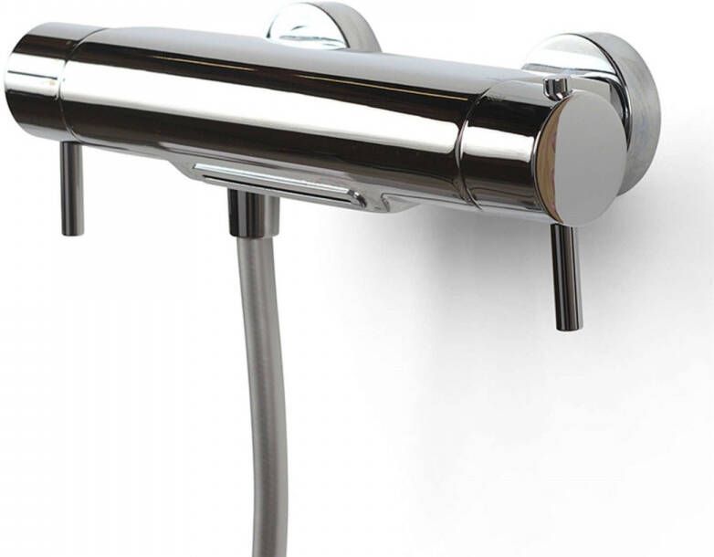 Bongio Badkraan Waterval Squadra Opbouw Thermostatisch met Omstel Chroom