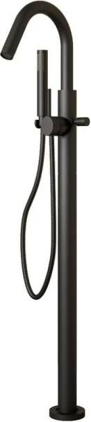 Boss & Wessing AQS Badkraan Cemal Vrijstaand Mengkraan Compleet Mat Zwart - Foto 1