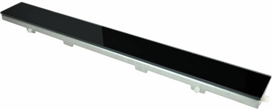 Boss & Wessing AQS Glasrooster Tbv RVS Douchegoot 120x7 cm Zwart