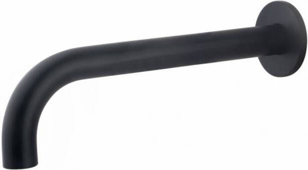 Boss & Wessing AQS Wastafelkraan Uitloop Rond 26 cm Mat Zwart