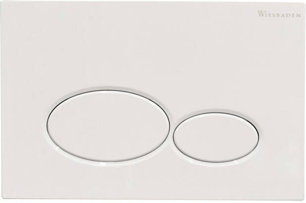 Boss & Wessing Bedieningsplaat voor Geberit UP320 BWS Mat Wit