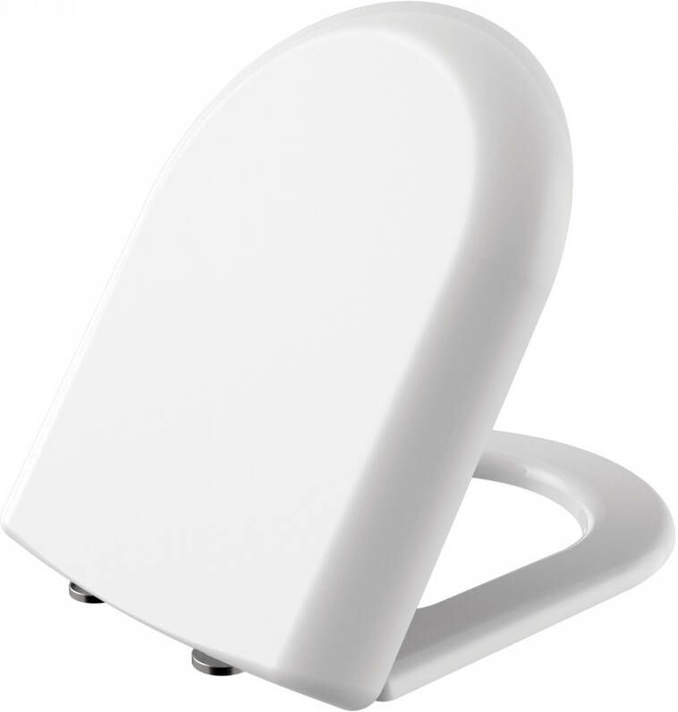 Boss & Wessing Closetzitting BWS Grande Inox Scharnieren en Softclose Wit - Foto 2