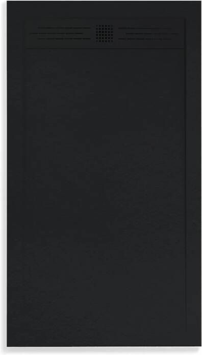 Boss & Wessing Douchebak Veroni Elite 180x90 cm Composietsteen Mat Zwart