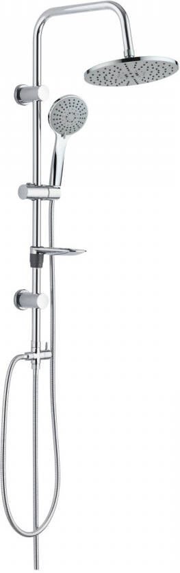 Boss & Wessing BWS Regendouche | Tondo | Met zeephouder | 20cm Stortdouche | Chroom | Opbouw (Excl. mengkraan)