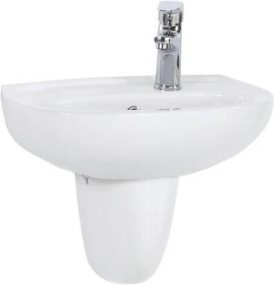 Boss & Wessing Fontein BWS 45x30 cm Keramiek Wit Met Kraangat Rechts