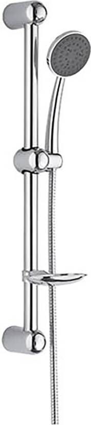 Creavit Doucheset Aloni New Mono 56.5cm Glans Chroom Glijstang met Handdouche - Foto 1