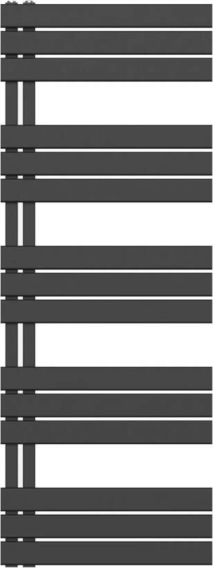 Boss & Wessing Handdoekradiator BWS Boss Links aansluiting 864W 160x60 cm Mat Zwart