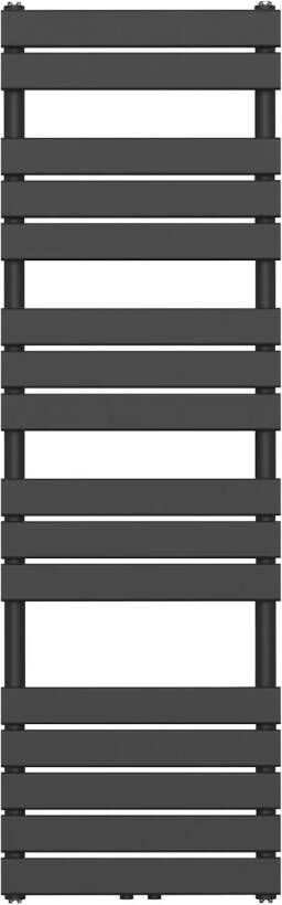 Boss & Wessing Handdoekradiator BWS Ress Middenaansluiting 160x50 cm Zwart