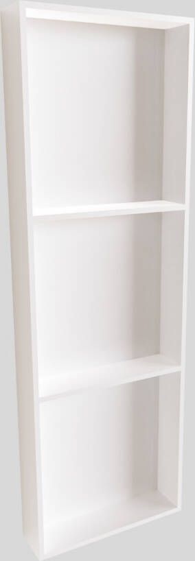 Boss & Wessing In Of Opbouwnis BWS 59.5x29.5x8 cm met 3 Schappen Wit